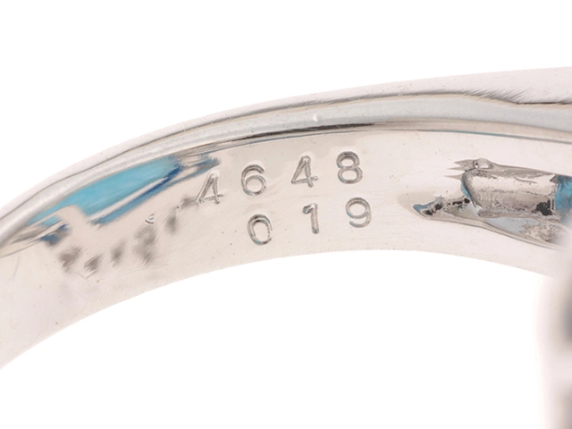 JEWELRY ノンブランドジュエリー リング 11号 K18ホワイトゴールド ブルートパーズ46.48/ダイヤモンド0.19カラット 重さ約21.2g【472】SJ