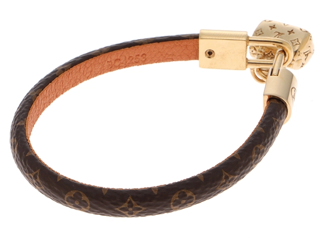 LOUIS VUITTON　ルイ・ヴィトン　ブレスレット・スピーディー　モノグラム　金メッキ【430】2120000304194