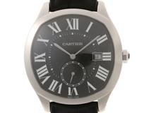 Cartier カルティエ 腕時計ドライブ ドゥ カルティエ WSNM0009 ブラック文字盤 ステンレススティール/革 自動巻き【472】UH