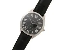 Cartier カルティエ 腕時計ドライブ ドゥ カルティエ WSNM0009 ブラック文字盤 ステンレススティール/革 自動巻き【472】UH