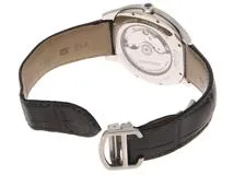 Cartier カルティエ 腕時計ドライブ ドゥ カルティエ WSNM0009 ブラック文字盤 ステンレススティール/革 自動巻き【472】UH