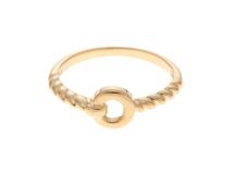Dior　ディオール　ツイスト 　リング　K18 ゴールド　#11　 　2.2g　【471】N　2120000306310