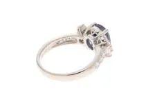 JEWELRY ノンブランドジュエリー リング 13号 プラチナ900 サファイア3.054/ダイヤモンド0.86カラット 8.3g【472】SJ