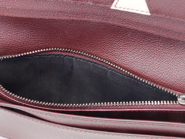 BVLGARI ブルガリ ブルガリブルガリ・マン ZIP長財布 ベージュ カーフ  