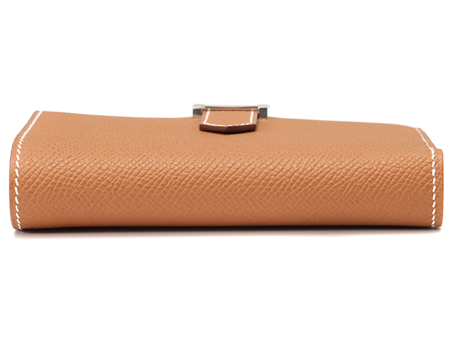 HERMES エルメス 小物 二つ折り財布 ベアンコンパクト ゴールド