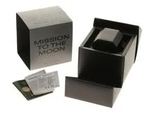 SWATCH スウォッチ 腕時計 OMEGA×SWATCH  MISSION TO THE MOON S033M100 ブラック文字盤 バイオセラミック/ナイロン クォーツ【472】SJ