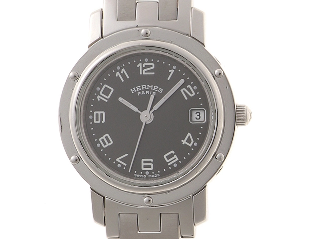 ＼半額SALE／ レディース エルメス HERMES クオーツ CL4.210 クリッパー 時計