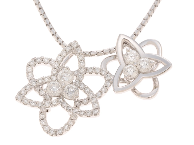 JEWELRY ノーブランドジュエリー ネックレス K18ホワイト