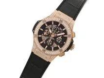 HUBLOT　ウブロ　ビッグ・バン　アエロバン　ダイヤベゼル　ピンクゴールド　自動巻き　メンズ　腕時計　C