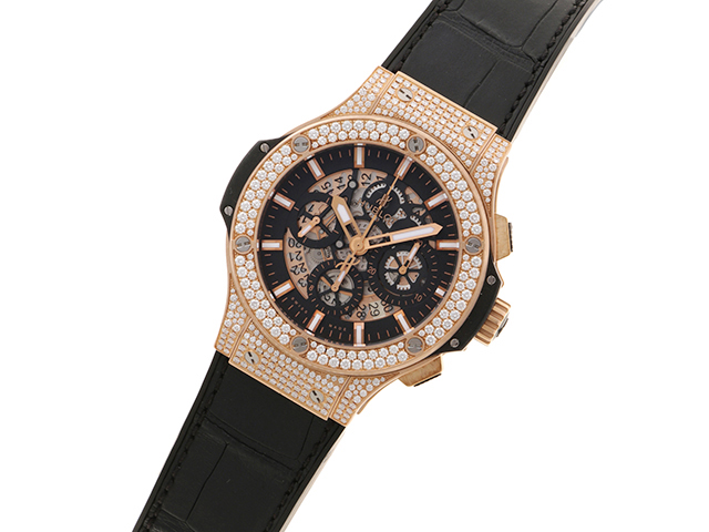 HUBLOT ウブロ ビッグ・バン アエロバン ダイヤベゼル ピンク