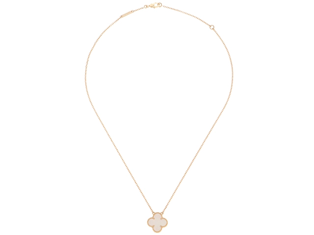 Van Cleef&Arpels ヴァンクリーフ&アーペル ヴィンテージアルハンブラNC/YG/WMP/5.3g 【471】N