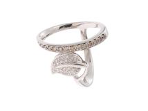 JEWELRY ノンブランドジュエリー リング 11-15号 K18ホワイトゴールド/ダイヤモンド0.60ct/重さ約7.9g【472】YY