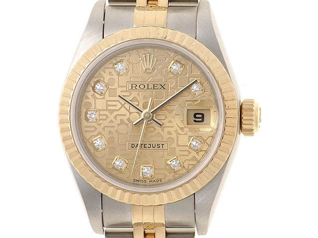 ROLEX　ロレックス　デイトジャスト　79173G　YG/SS　コンピューター文字盤　2002年頃製造【471】IK