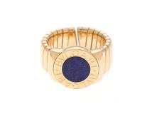 BVLGARI ブルガリ　トゥボガス リング　イエローゴールド/ラピスラズリ  10号【430】2120000309410