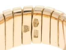 BVLGARI ブルガリ　トゥボガス リング　イエローゴールド/ラピスラズリ  10号【430】2120000309410