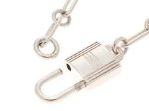 HERMES エルメス ジュエリー アルファケリー カデナ ブレスレット 925 シルバー 17.6g【473】