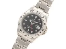 Y番　ROLEX　ロレックス　時計　エクスプローラーⅡ　16570　ブラック文字盤　SS　自動巻き　メンズ　M