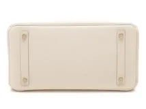 HERMES　エルメス　バーキン30　クレ　ゴールド金具　エプソン　B刻印　【432】2120000310775