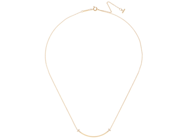 TIFFANY&CO ティファニー Tスマイルスモール 74957013 K18イエローゴールド ダイヤモンド 約2.8g【430】2120000311024