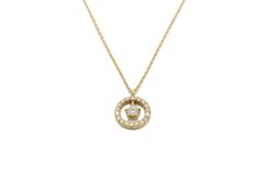 Festaria フェスタリア 星の王子さま ネックレス K18 ゴールド ダイヤモンド 0.081ct 0.08ct 【460】2120000311062