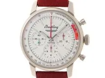 BREITLING　ブライトリング　時計　トップタイムB01フォードサンダーバード　AB0176　自動巻き　SS/レザー　ホワイト文字盤メンズ【431】2120000311420