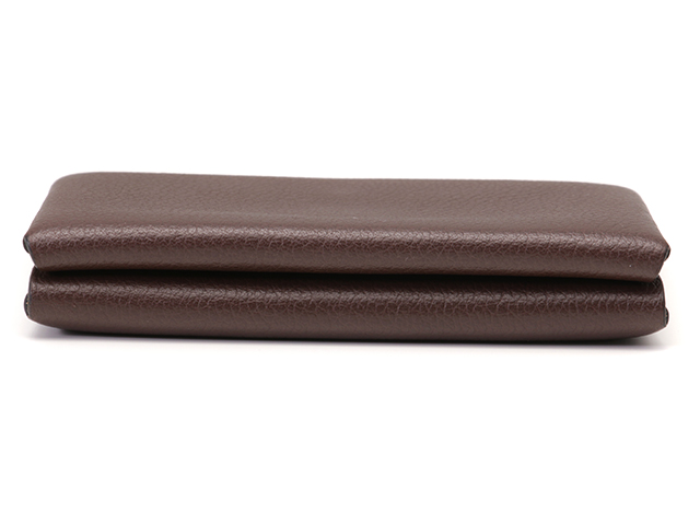 HERMES エルメス 小物 カルヴィ デュオ シェーブル ブラウン・SV