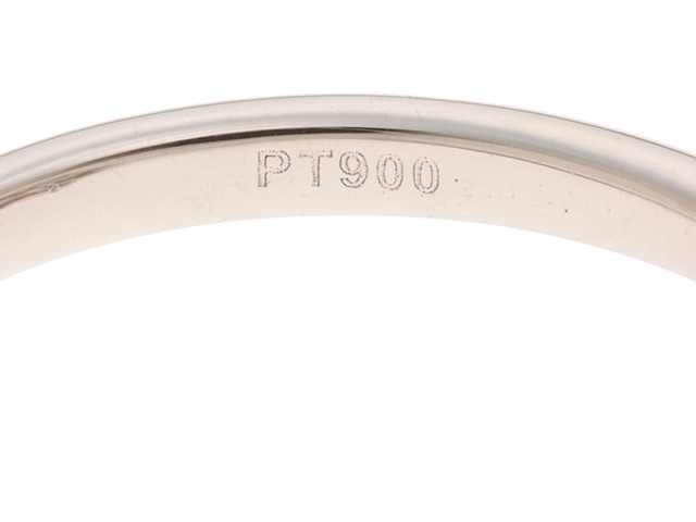 JEWELRY ノンブランドジュエリー リング 15号 プラチナ900 ファンシーピンクダイヤモンド0.341/0.760カラット 5.1g 鑑定書付き【472】SJ