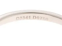 JEWELRY ノンブランドジュエリー リング 15号 プラチナ900 ファンシーピンクダイヤモンド0.341/0.760カラット 5.1g 鑑定書付き【472】SJ