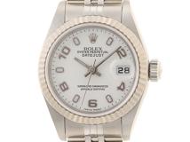 P番　ROLEX　ロレックス　79174　デイトジャスト26　ステンレススチール/ホワイトゴールド　レディース　腕時計（2120000312809）【200】C