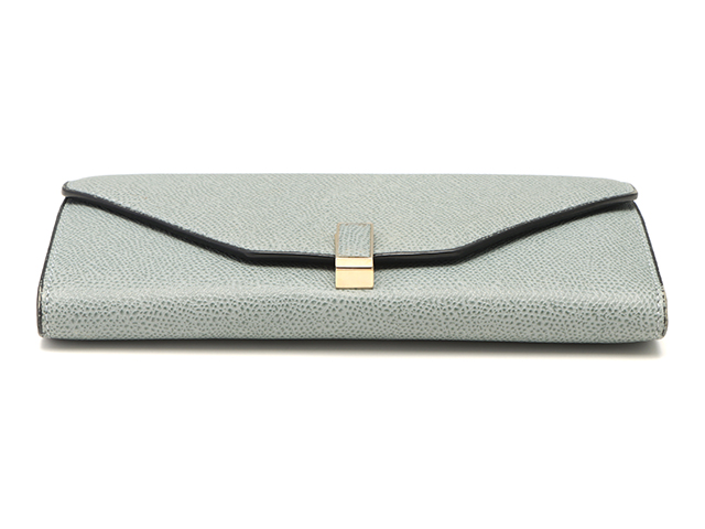 Valextra⭐︎イジィデ チェーンウォレット⭐︎パウダーブルー VALEXTRA ヴァレクストラ イジィデ チェーンウォレット パウダーブルー