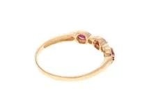 JEWELRY ノンブランドジュエリー リング 指輪 K18 ゴールド ルビー 0.65ct ダイヤモンド 0.04ct 17号 【460】2120000313615