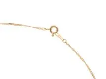 JEWELRY　ジュエリー　ネックレス　K18 イエローゴールド　エメラルド　ダイヤモンド0.015ct　約1.9g　2120000315152【207】