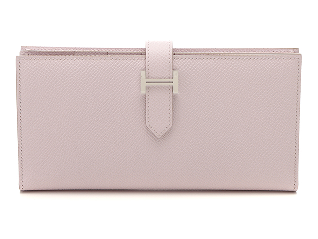 HERMES エルメス ベアンスフレ モーヴペール シルバー金具 B刻印 HERMES エルメス ベアンスフレ モーヴペール シルバー金具 B刻印