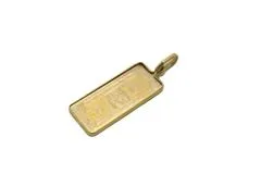 JEWELRY ノンブランドジュエリー 1ドル札モチーフ トップ K18 ゴールド 【460】2120000315381