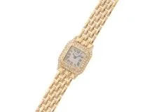 パンテール☆ヴィンテージ☆アフターダイヤ☆レディース☆時計☆ウォッチ☆難あり☆ Cartier】カルティエ『パンテール ドゥ カルティエウォッチ MM
