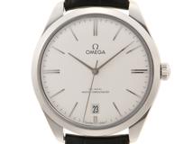 OMEGA オメガ 腕時計 2023年正規品 デ・ビル トレゾア 435.13.40.21.02.00﻿1 ステンレス/アリゲーターベルト シルバ﻿ー文字盤 手巻き【472】SJ