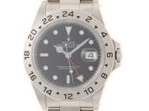 A番　ROLEX　ロレックス　時計　エクスプローラーⅡ　16570　ブラック文字盤　ステンレススチール　自動巻き