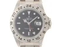 A番　ROLEX　ロレックス　時計　エクスプローラーⅡ　16570　ブラック文字盤　ステンレススチール　自動巻き
