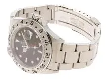 A番　ROLEX　ロレックス　時計　エクスプローラーⅡ　16570　ブラック文字盤　ステンレススチール　自動巻き