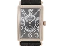 FRANCK MULLER フランクミューラー 腕時計 ロングアイランド ビーレトログラートセコンド 1100 DSR CD K18ホワイトゴールド ダイヤモンド文字盤 自動巻き【472】SJ