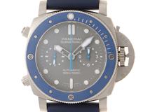 PANERAI　パネライ　サブマーシブル　クロノ　ギョーム　ネリーエディション800本限定　PAM00982　チタン/ラバーベルト　メンズ　腕時計（ 2120000317095）【200】C