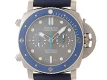 PANERAI　パネライ　サブマーシブル　クロノ　ギョーム　ネリーエディション800本限定　PAM00982　チタン/ラバーベルト　メンズ　腕時計（ 2120000317095）【200】C