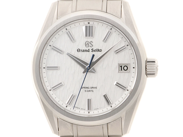 GRAND SEIKO グランド・セイコー 腕時計 2024年正規品 エボリューション9 コレクション SLGA009 ステンレス 白樺シルバー文字盤 スプリングドライブ自動巻 472】SJ