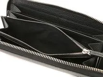 GUCCI グッチ ロゴジップアラウンドウォレット ブラック レザー 771154 2120000317934【472】