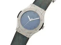 HUBLOT ウブロ メンズ オートマチック ベルルッティ スクリット オーシャンブルー 511.NX.050B.VR.BER16 ブルー文字盤 TI/SS/レザー【472】HK