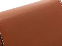 CELINE　セリーヌ　財布　トリオンフ　スモール　フラップウォレット　タン　シャイニーラムスキン　10D783BZG.04LU　2120000318719　【中古】【大黒屋】【200】