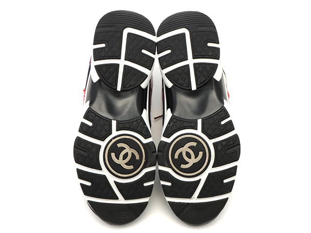 CHANEL シャネル ココマークスニーカー レディース36.5 マルチカラー