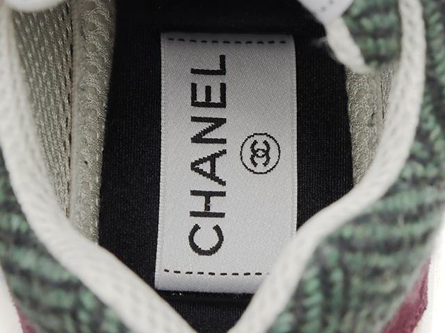 CHANEL シャネル ココマークスニーカー レディース36.5 マルチカラー