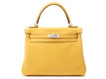 HERMES　エルメス　ケリー25　サン　シルバー金具　スウィフト　W刻印　【432】2120000319747
