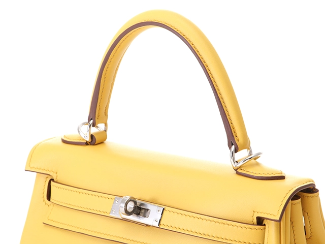 HERMES　エルメス　ケリー25　サン　シルバー金具　スウィフト　W刻印　【432】2120000319747